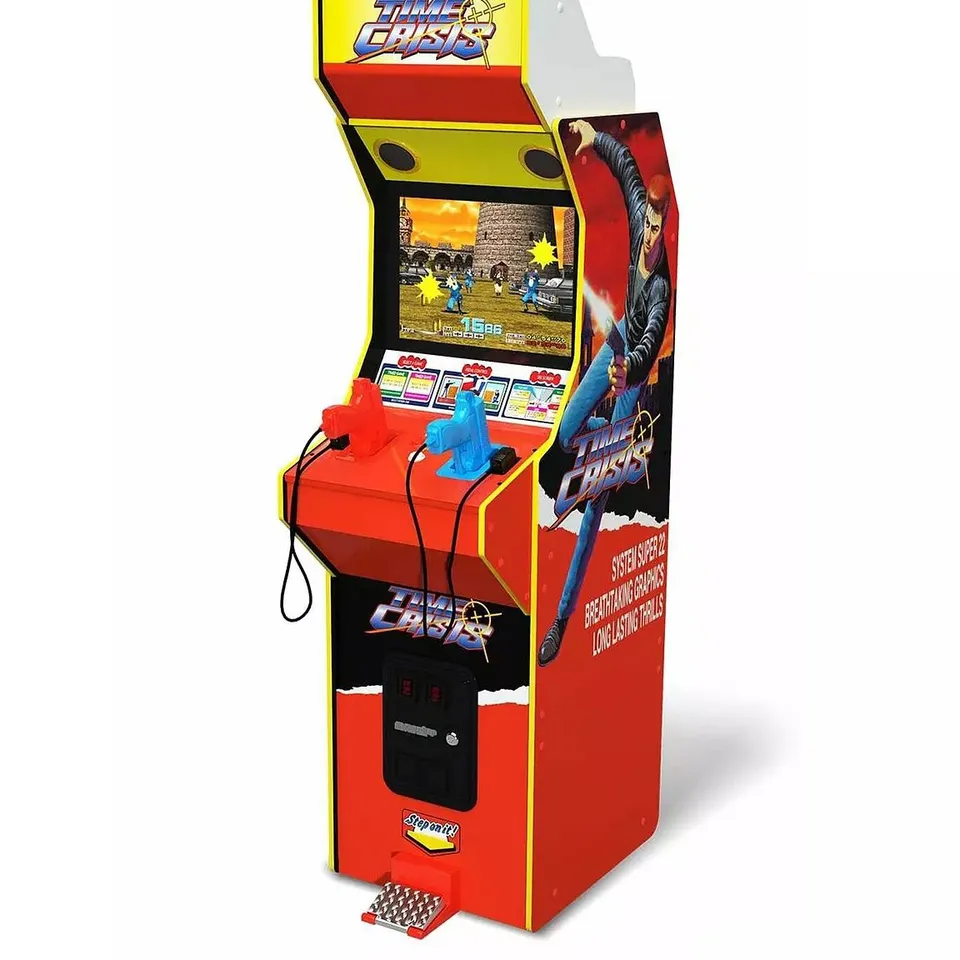 BOXED ARCADE 1UP TIME CRISIS DELUXE ARCADE MACHINE RRP £699.99