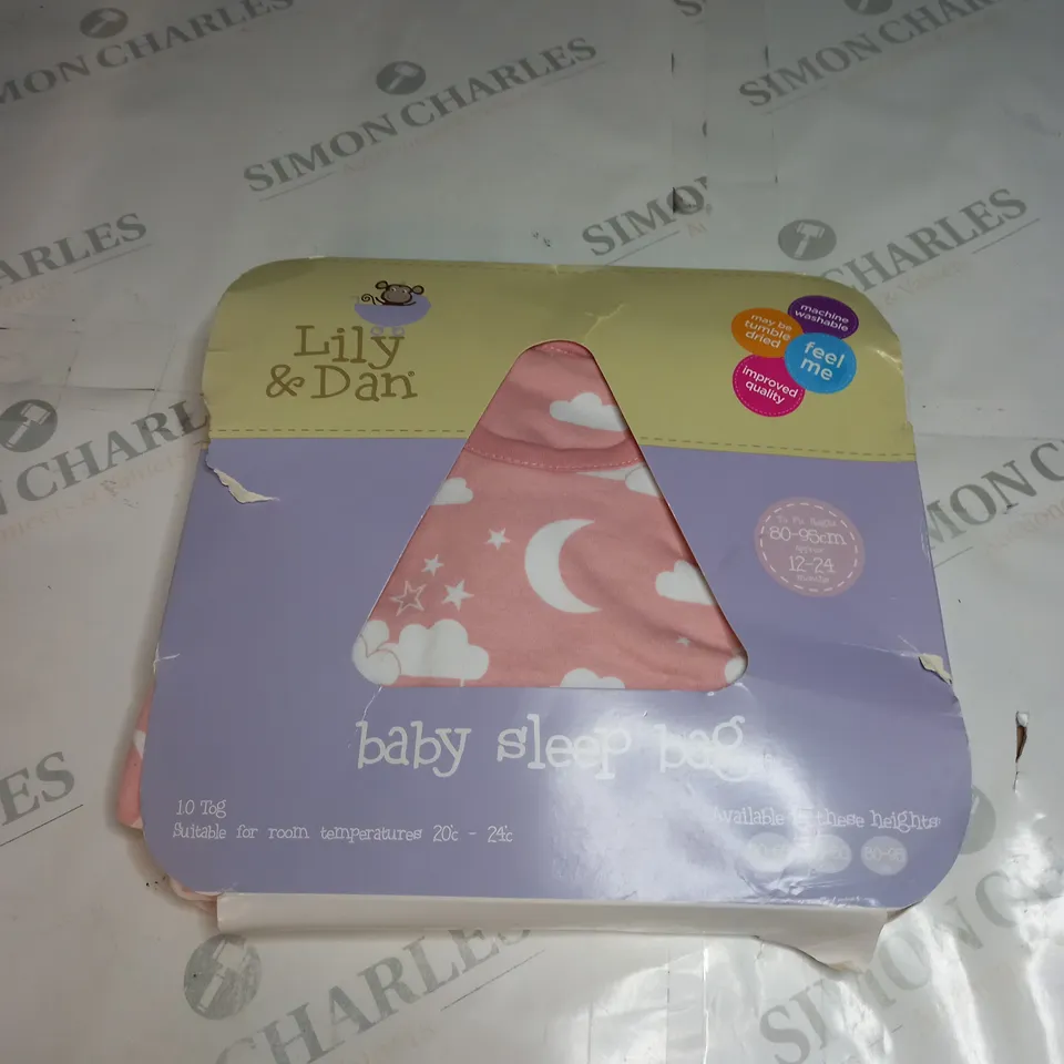 LILY AND DAN BABY SLEEP BAG AGES 12-24 MONTHS 
