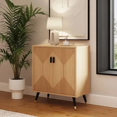 BOXED AMARA ACCENT SIDEBOARD - OAK (1 BOX)