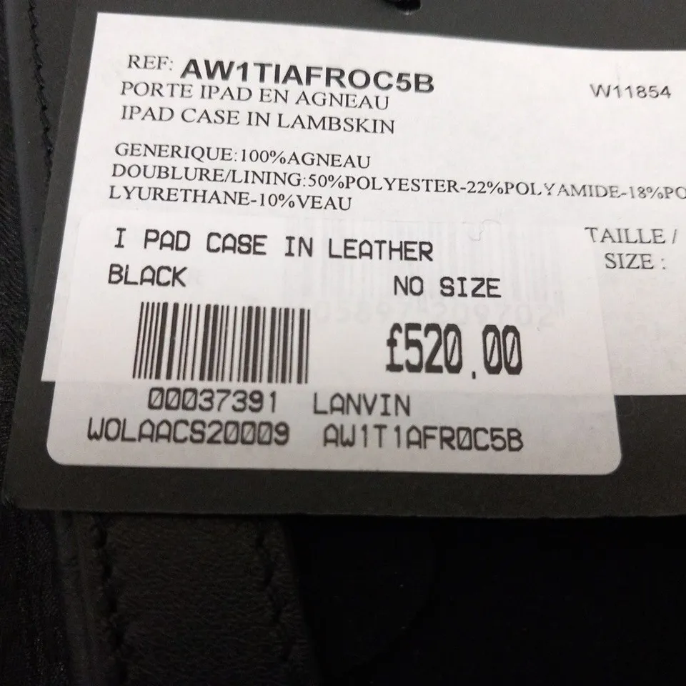 LANVIN I PAD CASE IN LEATHER