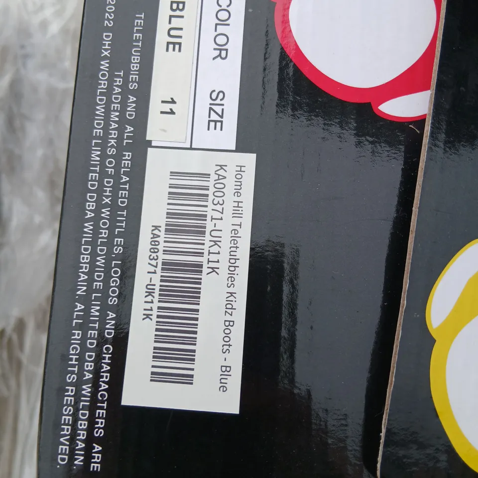 TELETUBBIES X KOI HOME HILL KIDS' BLUE BOOTS UK 3