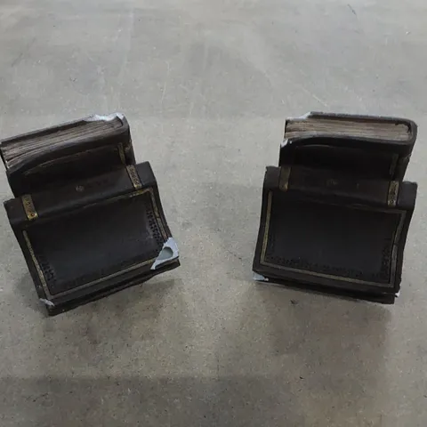 BOXED RESIN BOOKENDS