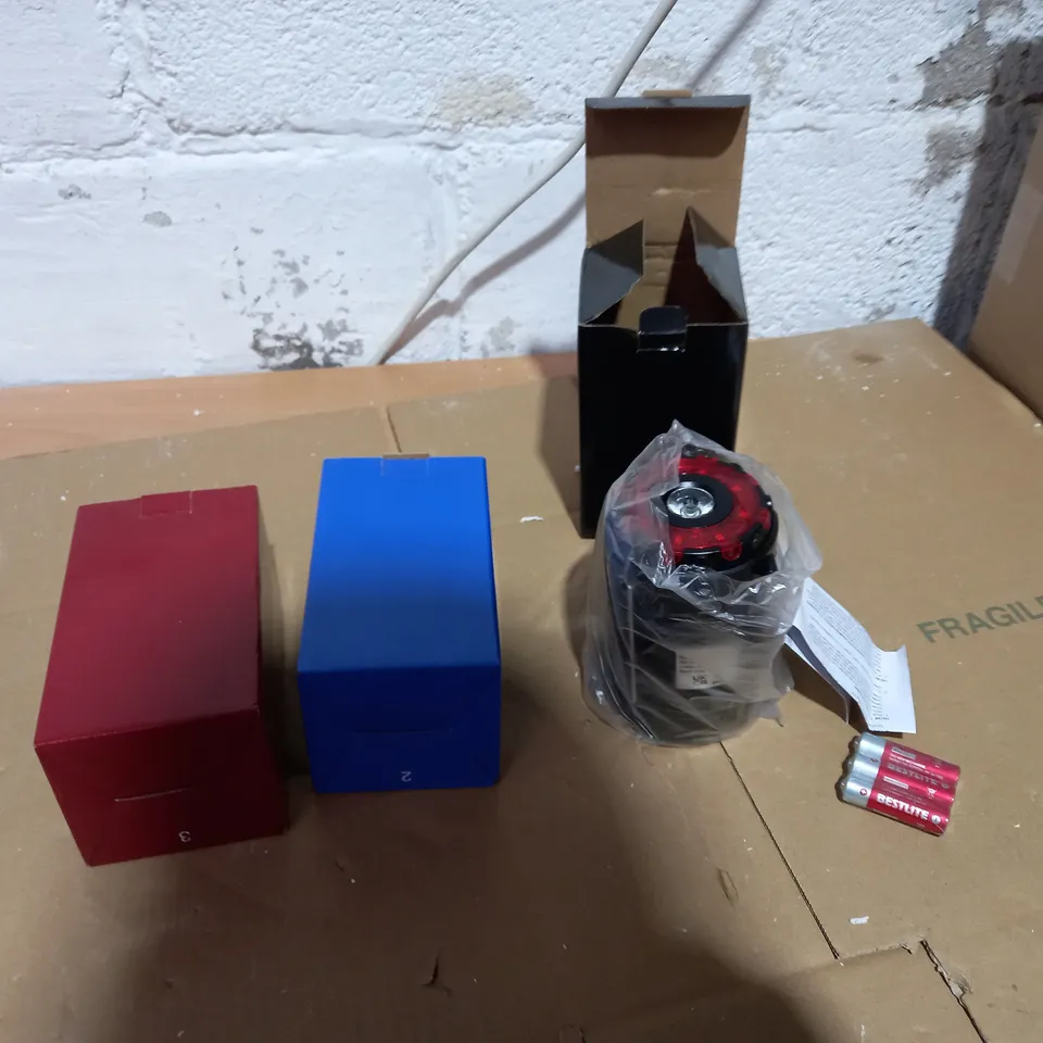 SECUREBRITE SET OF 3 POP-UP LANTERNS WITH FLASHLIGHT AND EMERGENCY FLASH