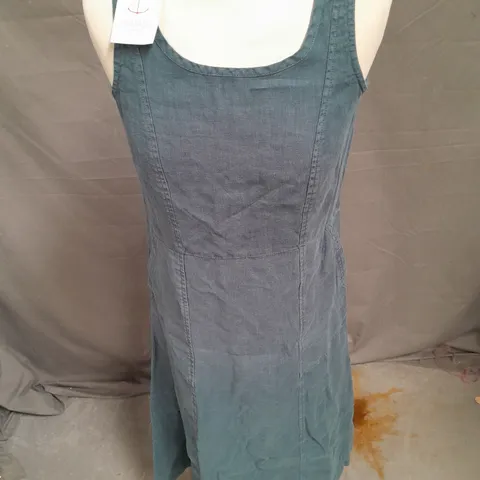 SEASALT CORNWALL SLEEVELESS GRASS WAVE DRESS IN POOL SIZE 8