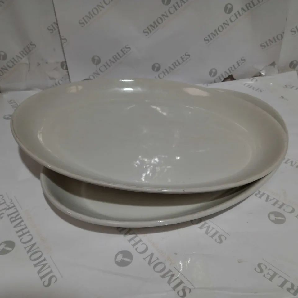 SET OF THREE LARGE SERVING PLATES- COLELCTION ONLY 
