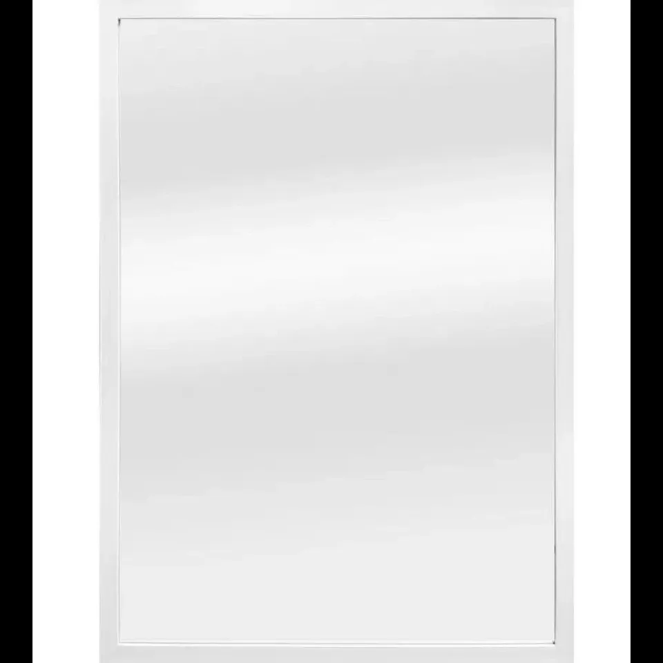 BOXED CHEVAL WALL MOUNTED MIRROR - WHITE - 70X100CM