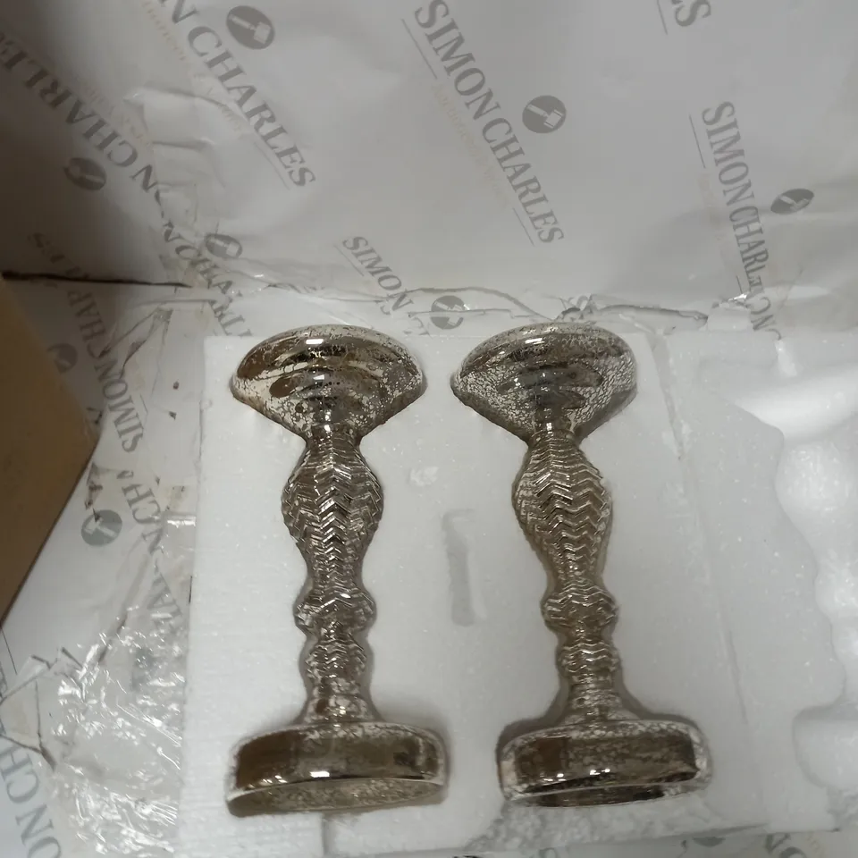 MERCURY GLASS DECORATIONS 