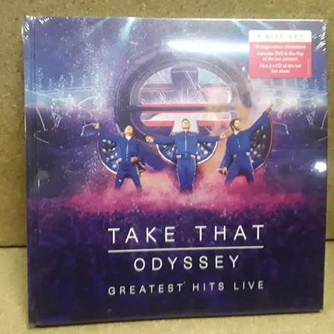 TAKE THAT ODYSSEY GREATEST HITS LIVE 4 DISC SET 