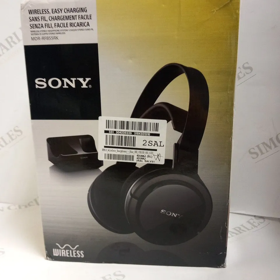 BOXED SONY RF855 WIRELESS HEADPHONES