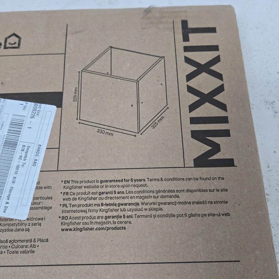 BOXED GOODHOME MIXXIT WHITE MODULAR CABINET DOOR