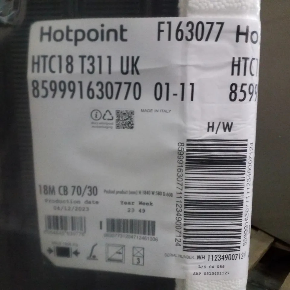 HOTPOINT FRIDGE 250L WHITE