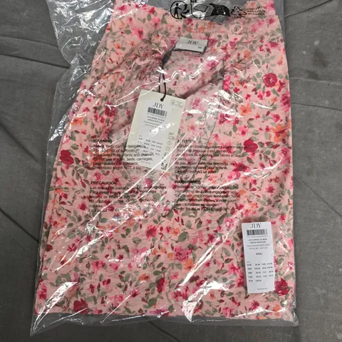 BAGGED JDY CARRIE 2/4 MINI DRESS – CLOUD DANCER/FAIRY TALE PRINT – XXXL