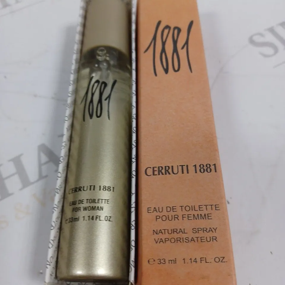 BOXED CERRUTI 1881 EAU DE TOILETTE 33ML