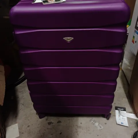 BOXED PURPLE FLIGHT SUITCASE