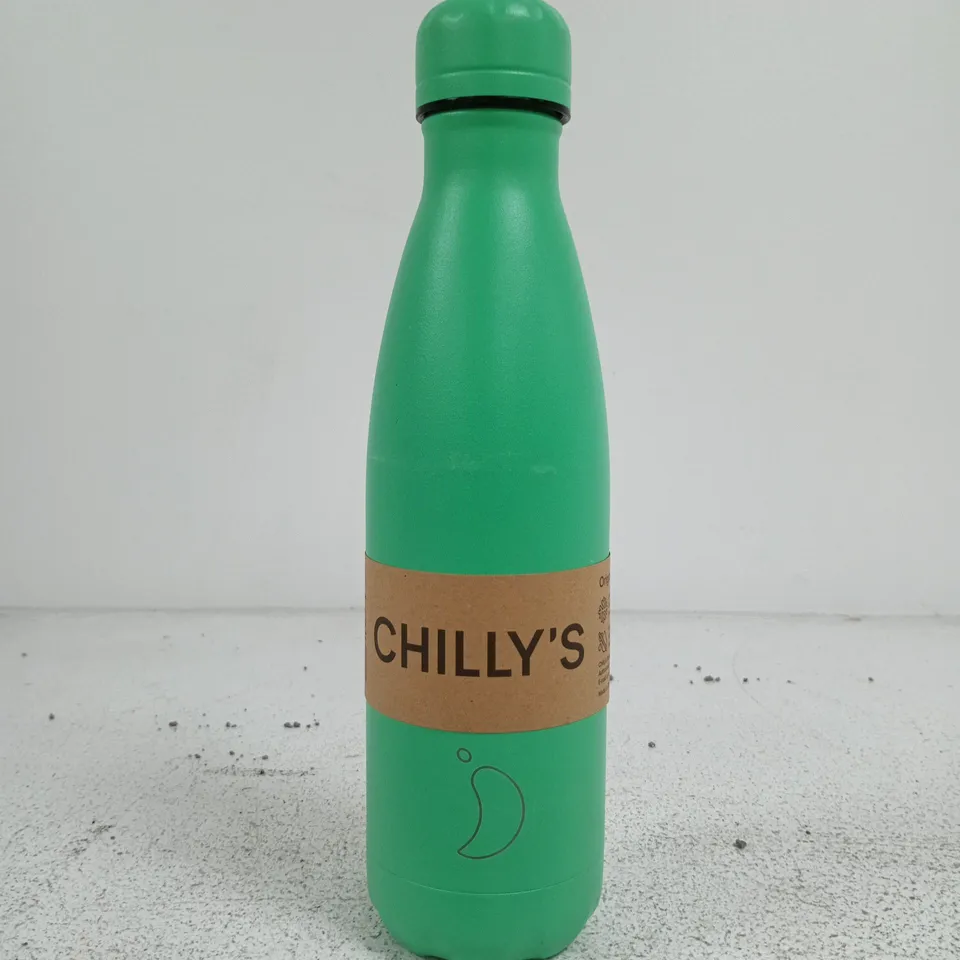CHILLY'S INSULATED BOTTLE – GREEN