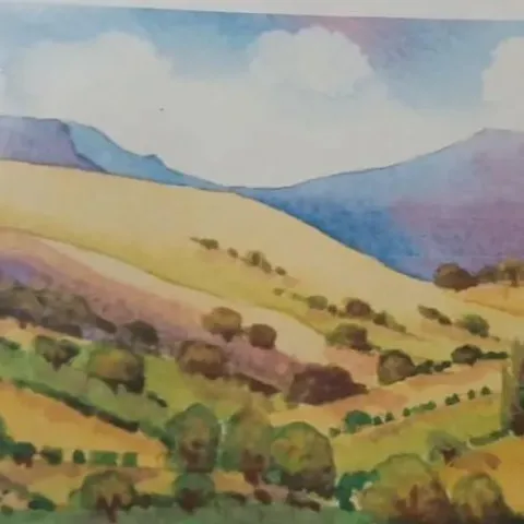 PAMELA JONES β PEN Y FAN, THE BRECON BEACONS (WATERCOLOUR PRINT)