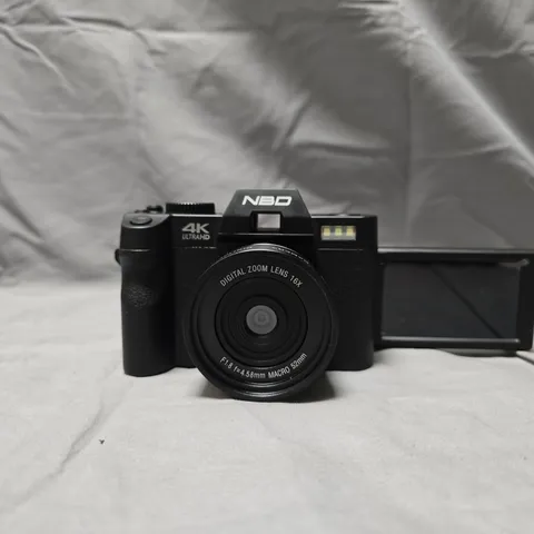 NBD 4K DIGITAL CAMERA WITH FLIP-OUT LCD SCREEN