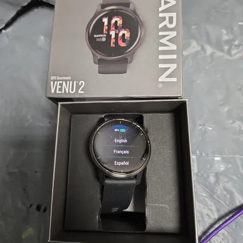 GARMIN VENU 2 GPS SMARTWATCH – BOXED