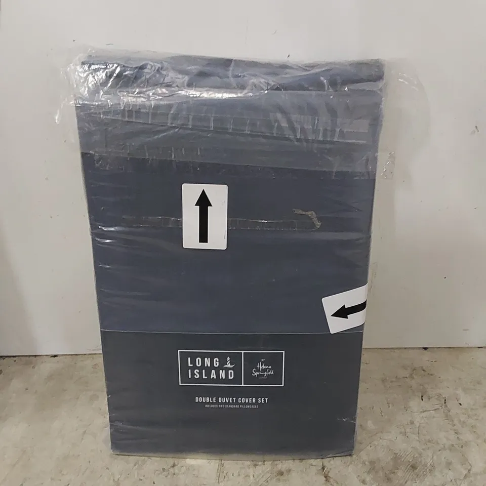 BAGGED DENIM LOOK DUVET SET - BLUE // SIZE: DOUBLE 