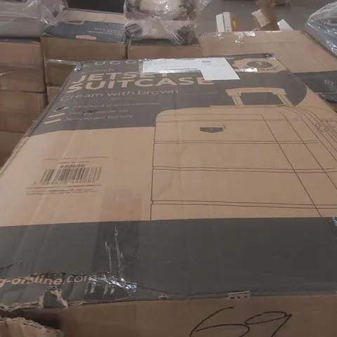 BOXED LUGG TRAVEL SUITCASE
