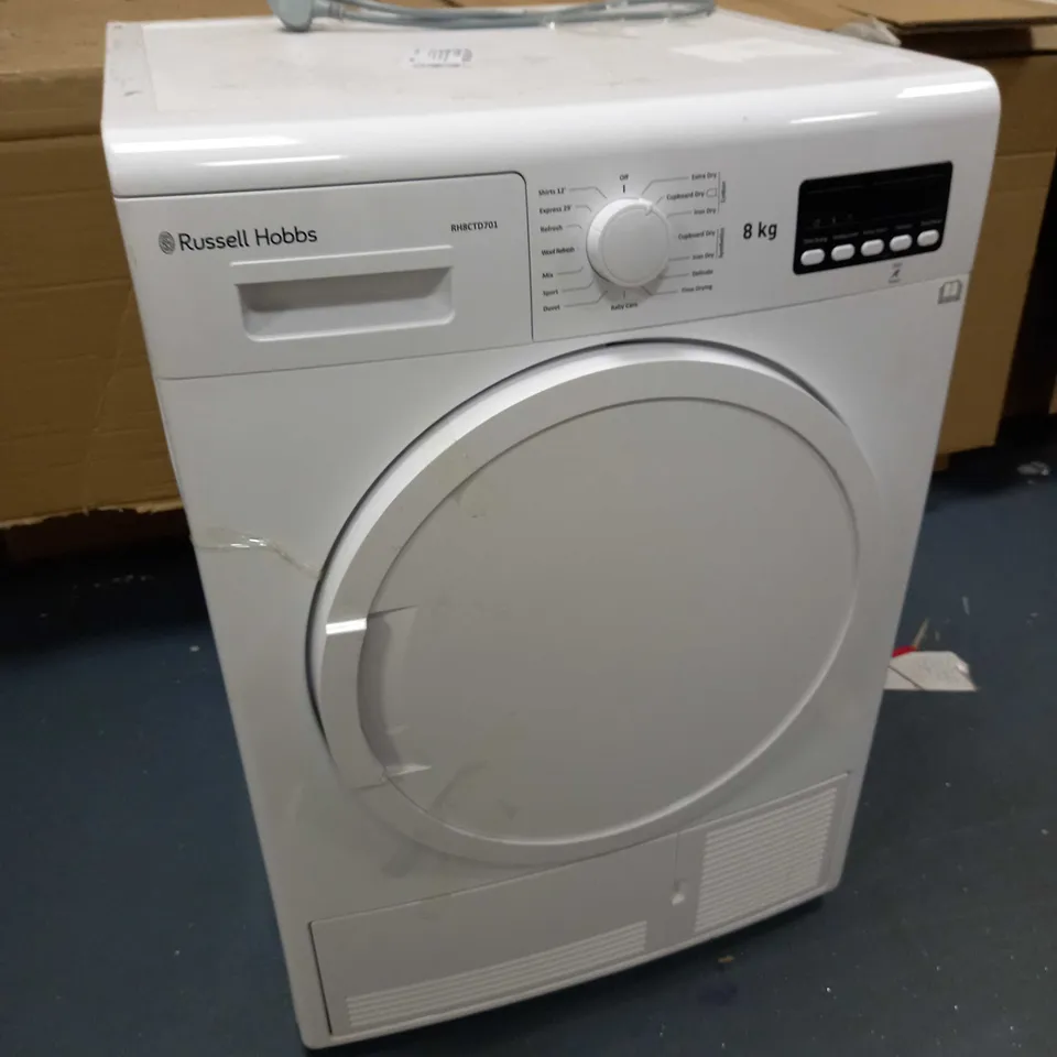 RUSSELL HOBBS RH8CTD701 FREESTANDING CONDENSER DRYER COLLECTION ONLY