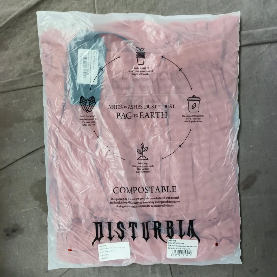 DISTURBIA SOLEIL COTTON-BLEND CHECK TIERED MAXI SKIRT SIZE UK 8