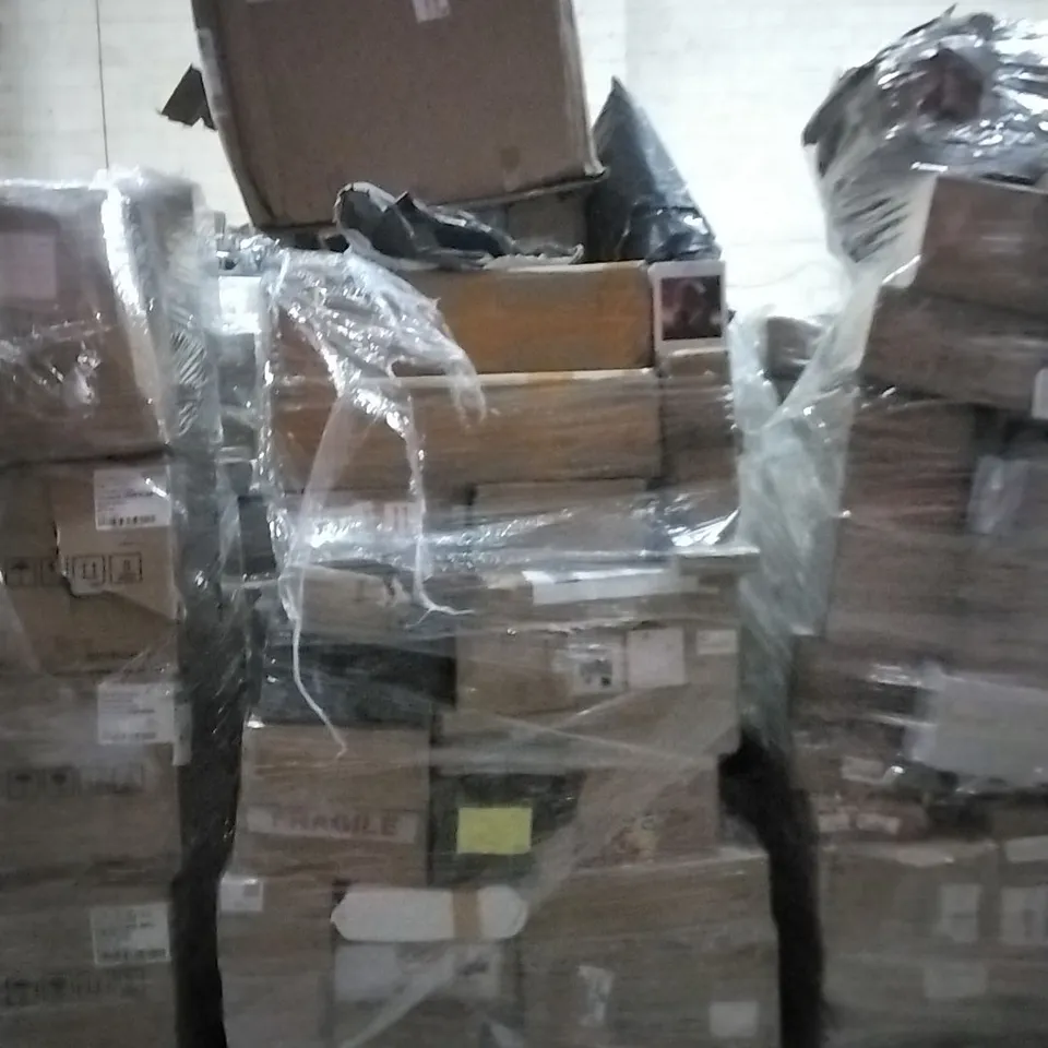 PALLET OF ASSORTED PRODUCTS AND HOUSEHOLD GOODS TO INCLUDE;PILLOWS,DRYING RACK SET,WIRELESS HEADSET