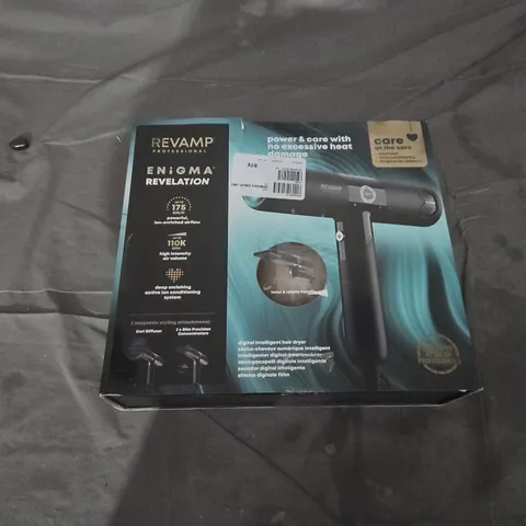 BOXED REVAMP ENIGMA REVELATION HAIR DRYER DR-6500-GB