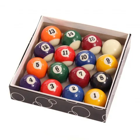 OYPLA UK REGULATION 16 2” SPOTS AND STRIPES POOL BALL SET