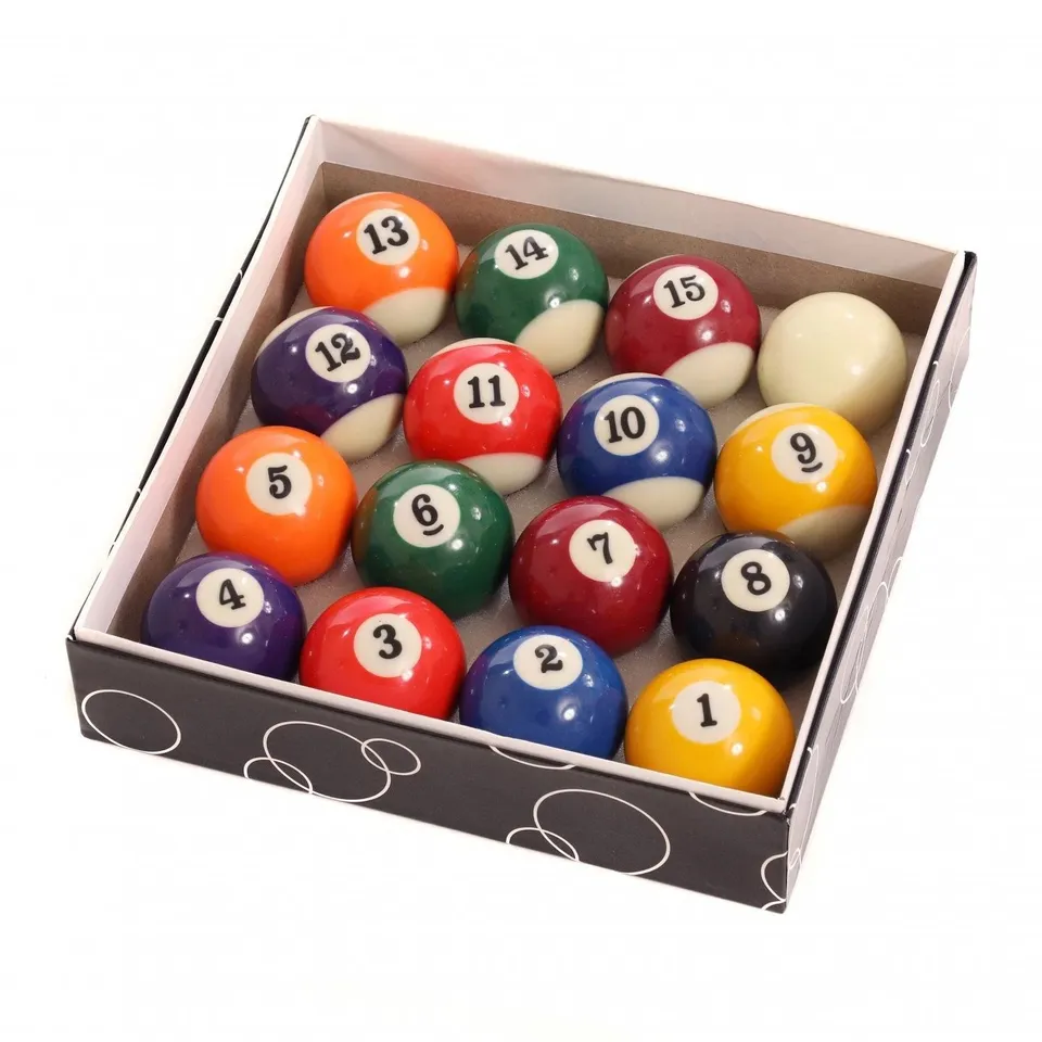 OYPLA UK REGULATION 16 2” SPOTS AND STRIPES POOL BALL SET