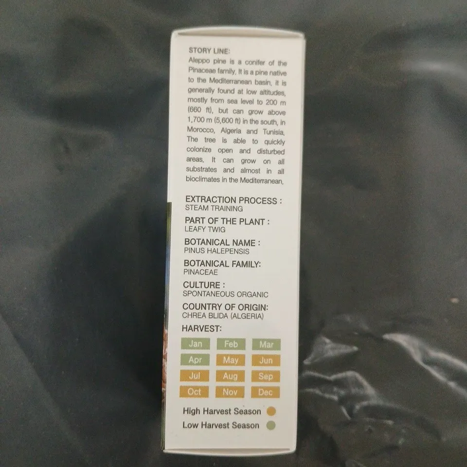 APPROXIMATELY 25 PCS AROMA NAMU ALEPPO PINE ESSENTIAL OIL, 10ML