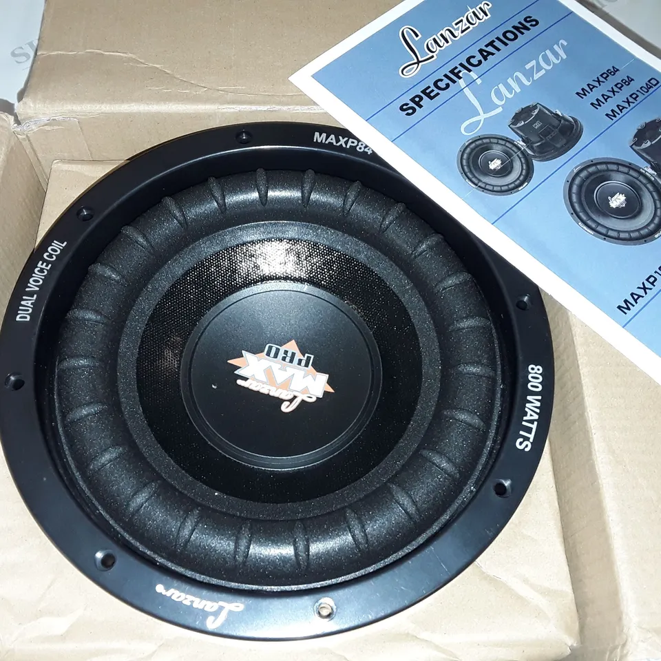 LANZAR MAX PRO 800W 8" HIGH POWER SUBWOOFER