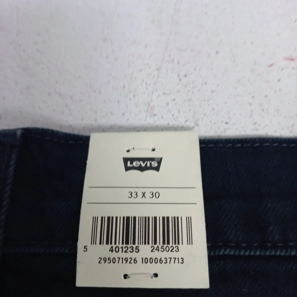 LEVI'S 502 TAPER JEANS – NAVY, WAIST 33" X INSEAM 30" (MEN)