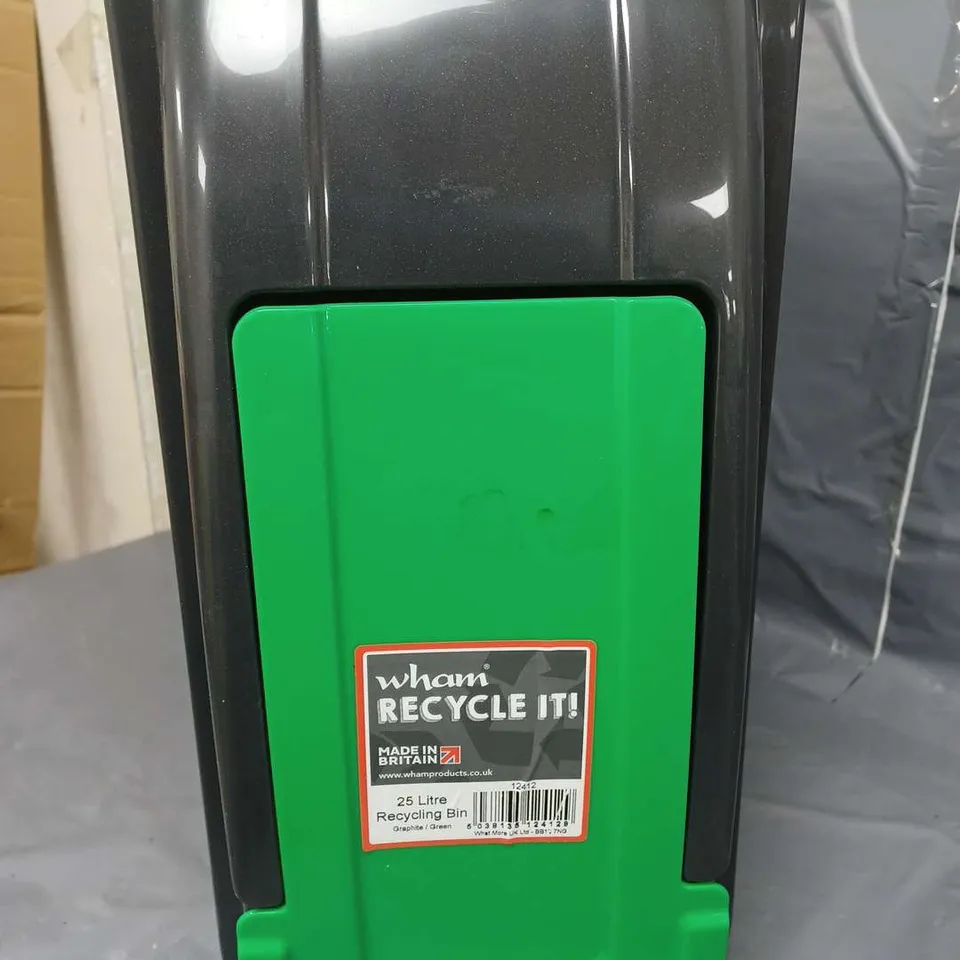 WHAM RECYCLE IT! 25-LITRE RECYCLING BIN 