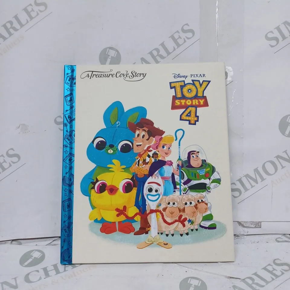 BOX TO CONTAIN 20 X DISNEY A TREASURE COVE STORY, "TOY STORY 4" CHILDRENS BEDTIME BOOKS 