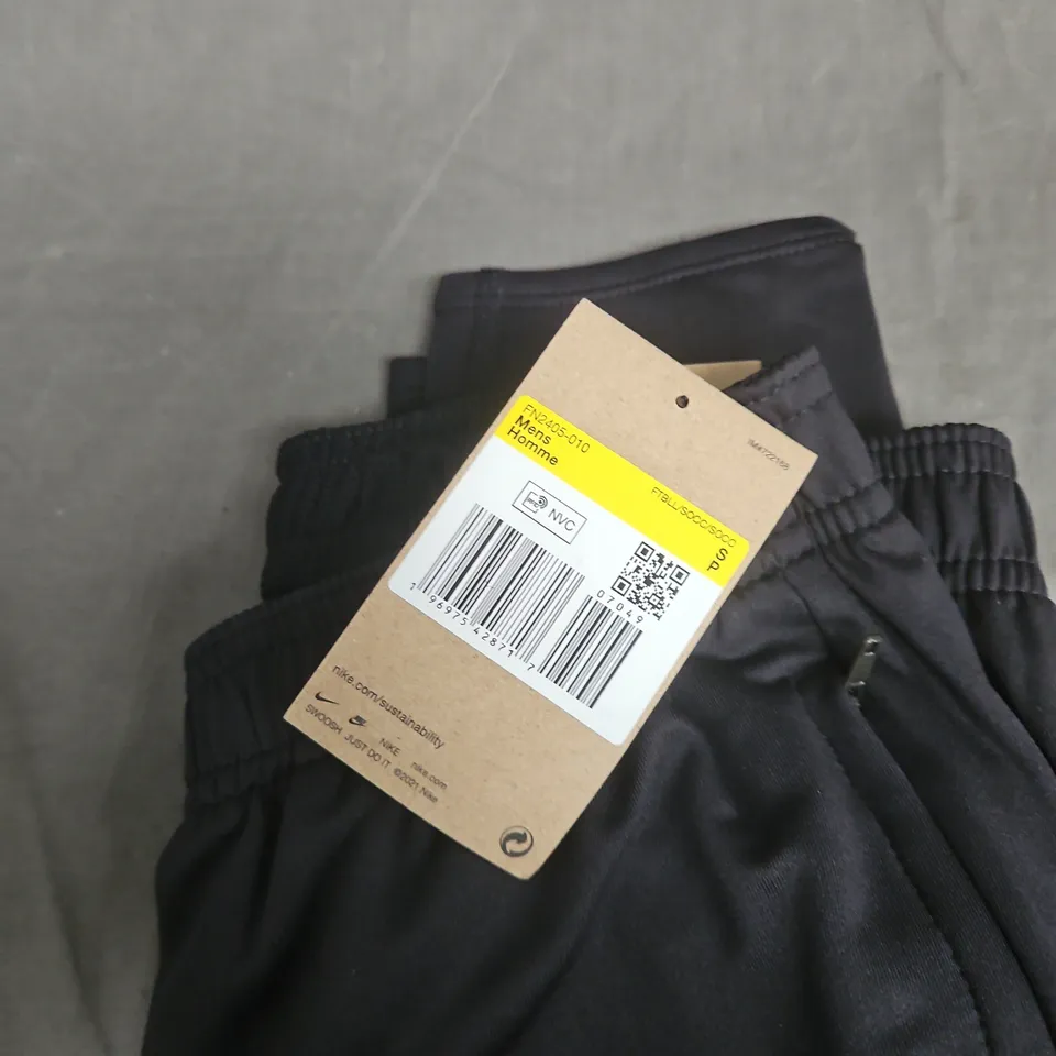 NIKE MEN'S BLACK TRACK PANTS - SIZE SMALL