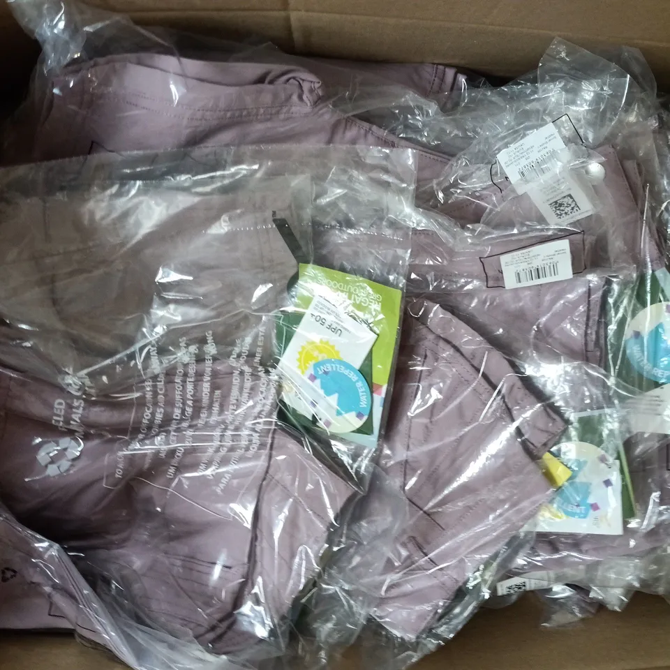 APPROXIMATELY 60 BRAND NEW REGATTA KIDS SOCCER SHORTS II IN HEATHER IN VARIOUS SIZES
