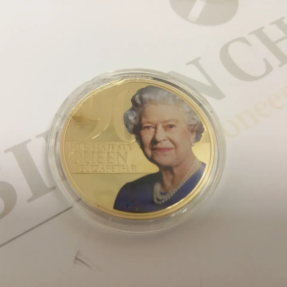 ELIZABETH BAILIWICK OF GUERNSEY 2016 90TH BIRTHDAY COLLECTABLE COIN