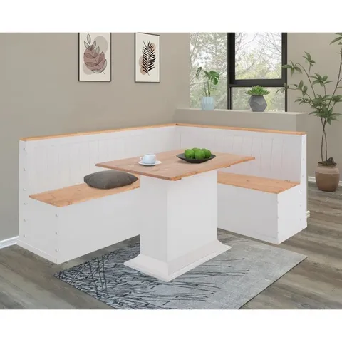 BOXED ROSA SOLID WOOD DINING TABLE (1 BOX)