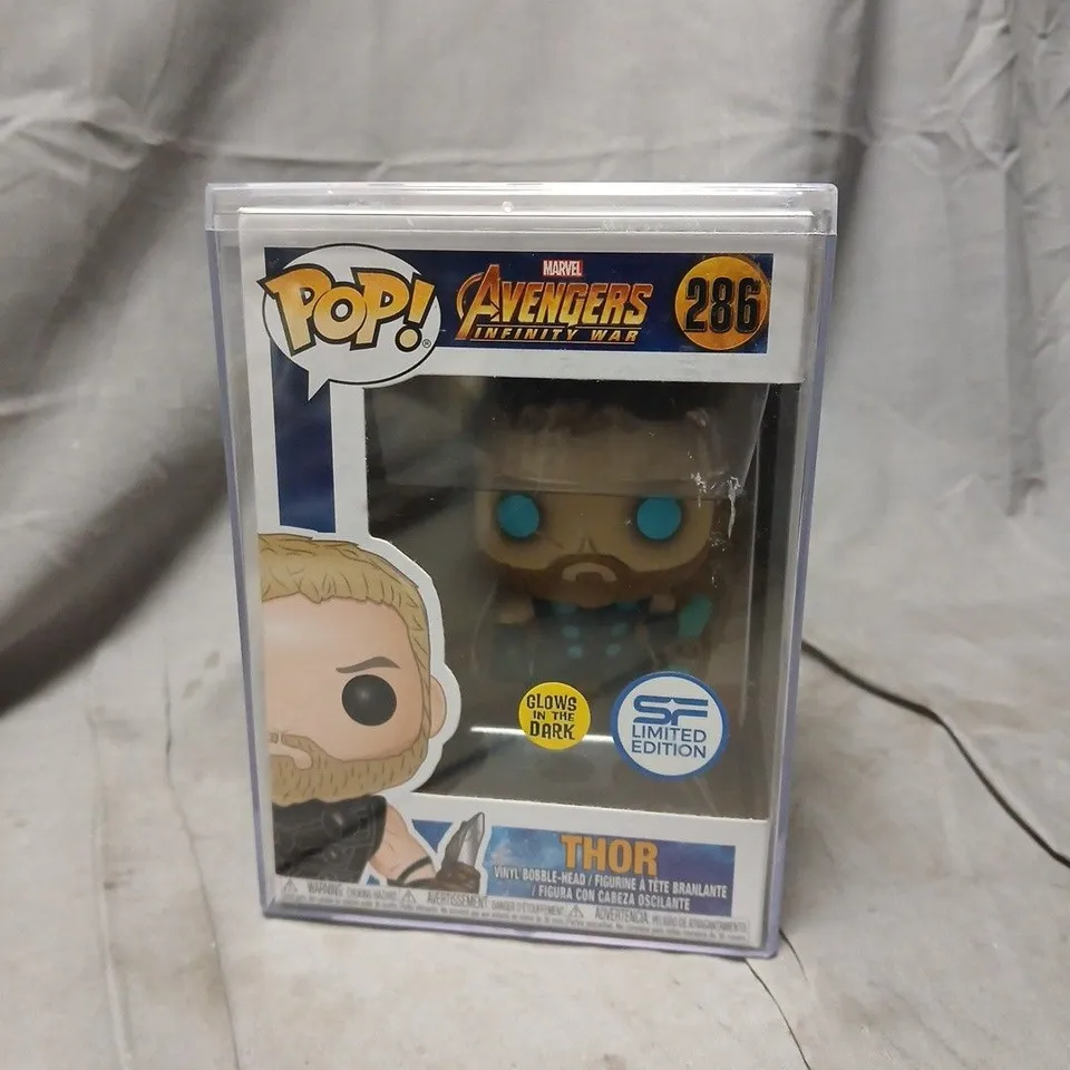 FUNKO POP! THOR – AVENGERS: INFINITY WAR GLOW-IN-THE-DARK LIMITED EDITION – BOXED