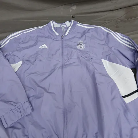 F.C.MILAN ZIP THROUGH TRAINING JACKET IN LIGHT PURPLE - 3XL
