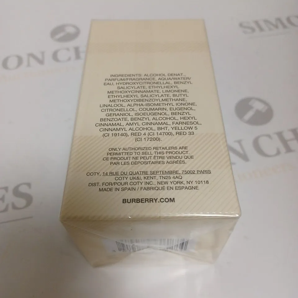 BOXED AND SEALED BURBERRY WEEKEND EAU DE PARFUM 100ML