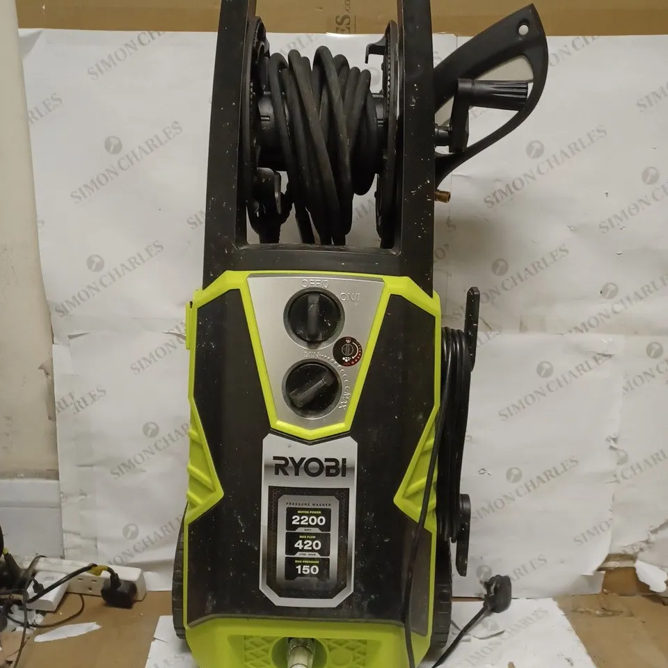 RYOBI RPW150XRB CORDED PRESSURE WASHER (COLLECTION ONLY)