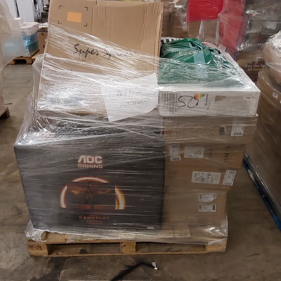 PALLET OF APPROXIMATELY 22 UNPROCESSED RAW RETURN MONITORS TO INCLUDE;