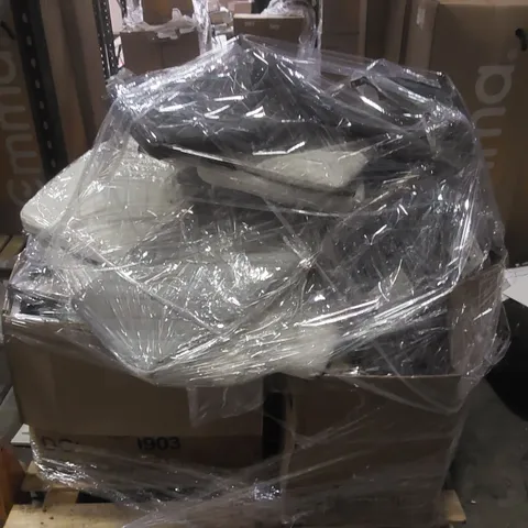 PALLET CONTAINING A LARGE QUANTITY OF ASSORTED CHAIR PARTS ECT