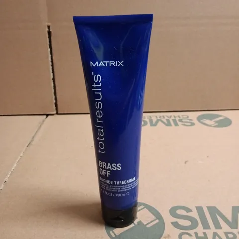 BOX OF APPROXIMATELY 24 TUBES OF MATRIX BRASS OFF PROTECTING CREAMS 150ML PER TUBE