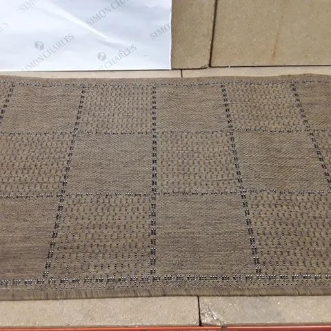 HADLY FLATWEAVE BROWN RUG 60×230CM