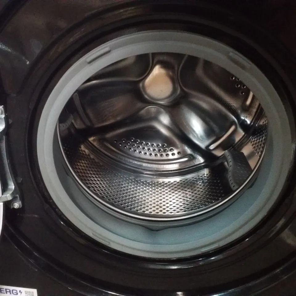 RUSSELL HOBBS FREESTANDING WASHING MACHINE, 1400 RPM, 15 PROGRAMMES, ECO TECHNOLOGY, RAPID WASH CYCLES, BLACK, 