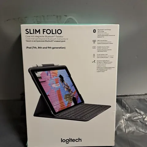 BOXED LOGITECH SLIM FOLIO 