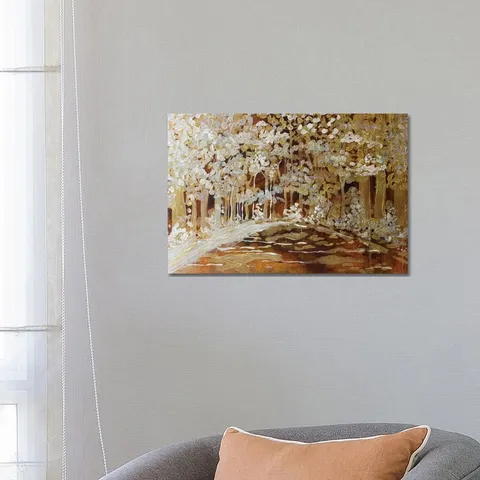 BOXED TREES BY KENT YOUNGSTROM - WRAPPED CANVAS PRINT
